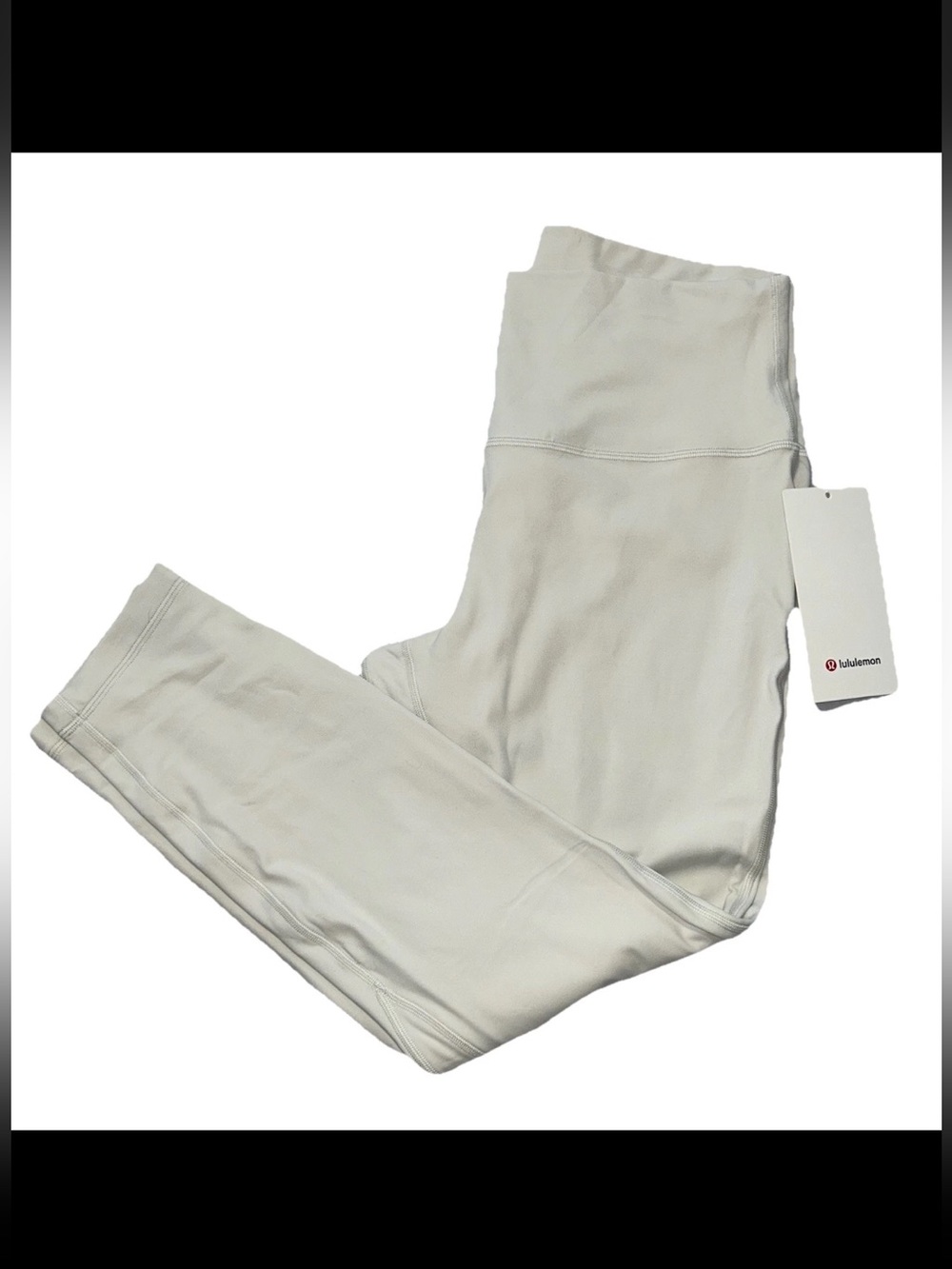 NWT*LULULEMON*SIZE 12*ALIGN HIGH RISE 25”LENGTH PANT*AUTHENTIC*BONE/IVORY*$98